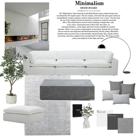 Minimalism Interior Design Mood Board by IS____DESIGN on Style Sourcebook