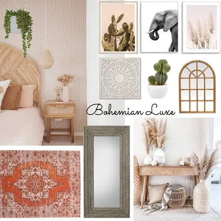 Bohemian Luxe Interior Design Mood Board by Heaven&Earth Design Studio on Style Sourcebook
