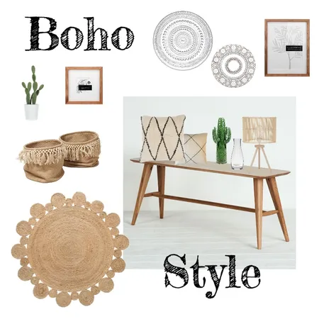Mood Board Boho Style Interior Design Mood Board by hello living on Style Sourcebook