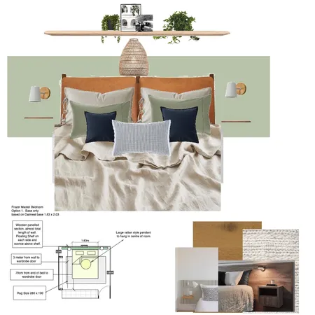 Frazer Bedroom Interior Design Mood Board by CSInteriors on Style Sourcebook
