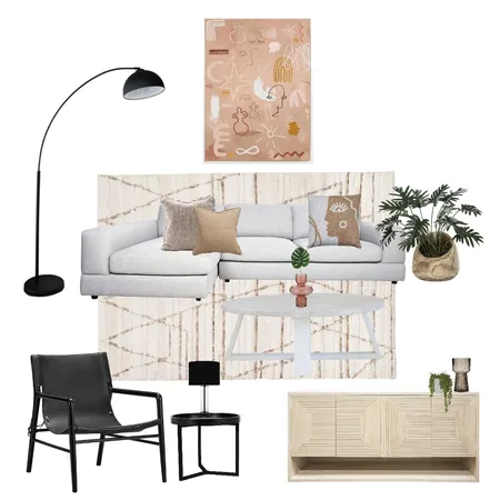 Modern Living Interior Design Mood Board by BY STEPHANIE INTERIORS on Style Sourcebook