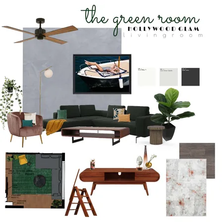 Living Room Ground Floor - Sample Boards Interior Design Mood Board by Denise Widjaja on Style Sourcebook