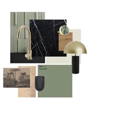 pale green ,black and rattan Interior Design Mood Board by innerplaces on Style Sourcebook