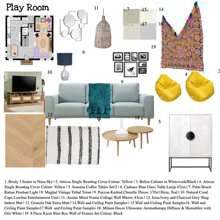 Play Room Interior Design Mood Board by LisaRose on Style Sourcebook