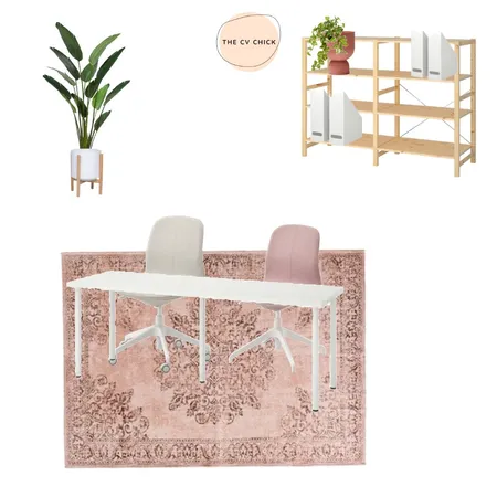 Pink office Interior Design Mood Board by AmberinAmberton on Style Sourcebook