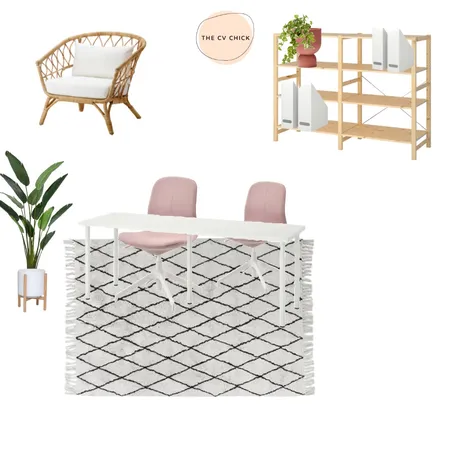 Pink office V2 Interior Design Mood Board by AmberinAmberton on Style Sourcebook