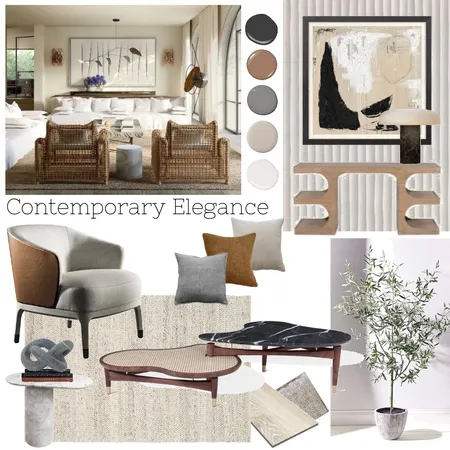 Contemporary Elegance Interior Design Mood Board by Melina Sternberg on Style Sourcebook