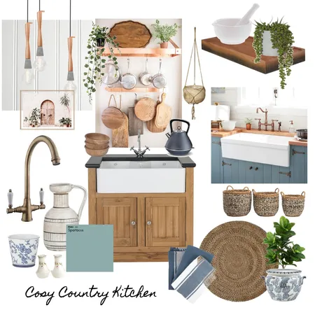 Country Kitchen-Module 3 Interior Design Mood Board by JasmineDesign on Style Sourcebook