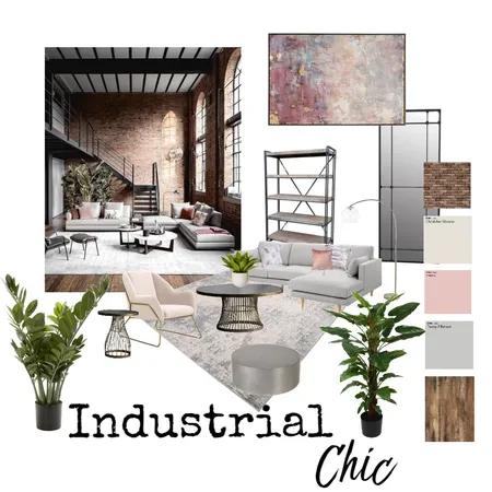 Industrial Chic Interior Design Mood Board by EmmaLeh on Style Sourcebook