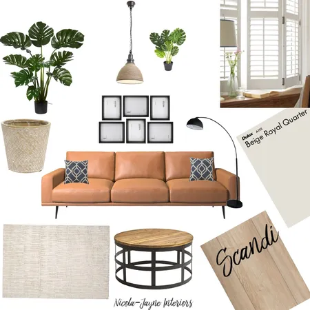 Scandi Living room with industrial tones. Interior Design Mood Board by nicola harvey on Style Sourcebook