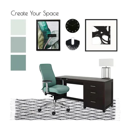 Truly Home Office Interior Design Mood Board by omseating on Style Sourcebook