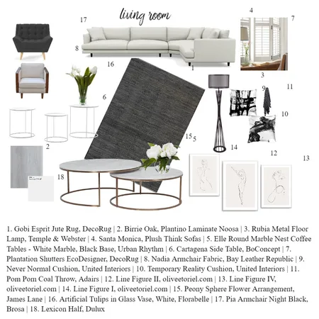 Module Nine Interior Design Mood Board by 33 Pears on Style Sourcebook