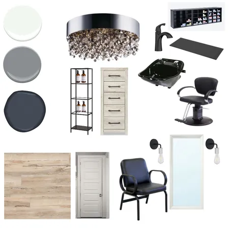 Salon Project M3 Interior Design Mood Board by MAJASOK on Style Sourcebook