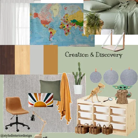 Kieran's Bedroom Interior Design Mood Board by Styled Interior Design on Style Sourcebook