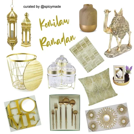 Kemilau Ramadan Interior Design Mood Board by Prahasti on Style Sourcebook