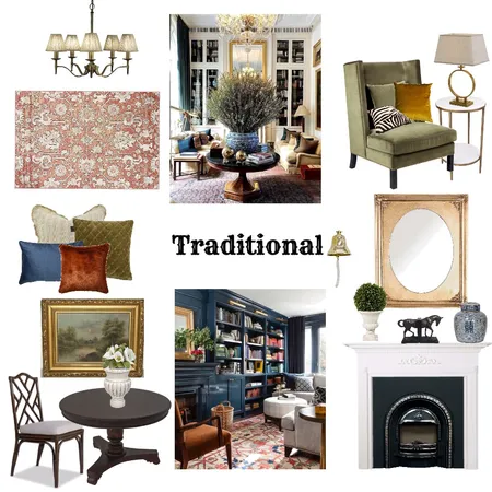 Traditional Interior Design Mood Board by lyd511 on Style Sourcebook