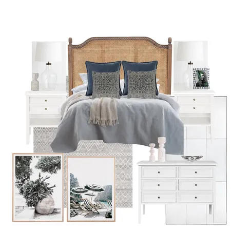 Textured Bedroom Interior Design Mood Board by The Sanctuary Interior Design on Style Sourcebook