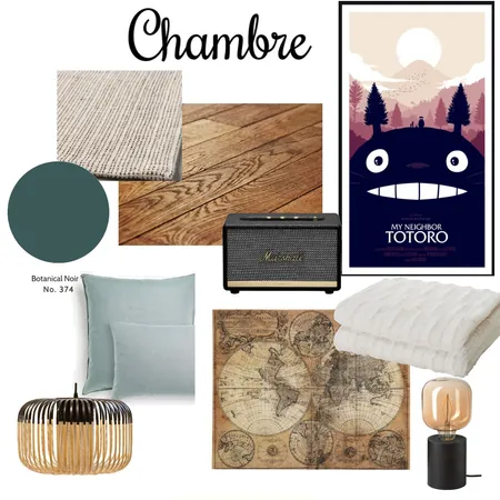 Chambre Maisons Alfort Interior Design Mood Board by efescou on Style Sourcebook