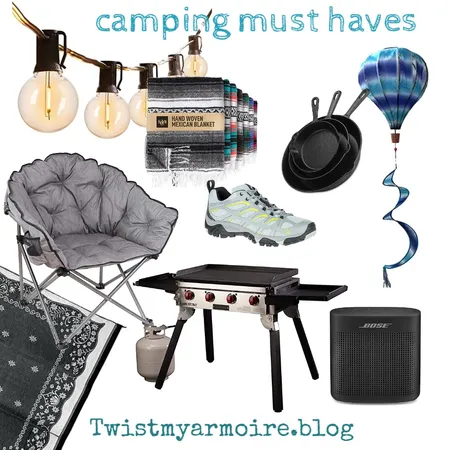 Camping Love Interior Design Mood Board by Twist My Armoire on Style Sourcebook