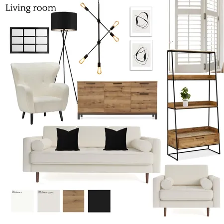 Living room Interior Design Mood Board by sarah_crawford on Style Sourcebook