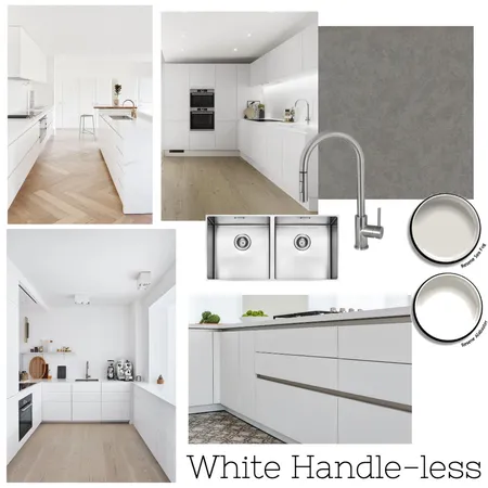 White Handle-less Interior Design Mood Board by Samantha McClymont on Style Sourcebook