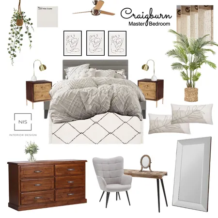 Craigburn -Master Bedroom (option B) Interior Design Mood Board by Nis Interiors on Style Sourcebook