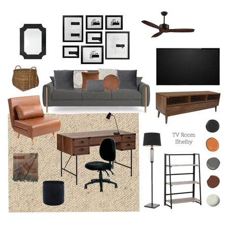 TV Room Shelby Interior Design Mood Board by minc64 on Style Sourcebook