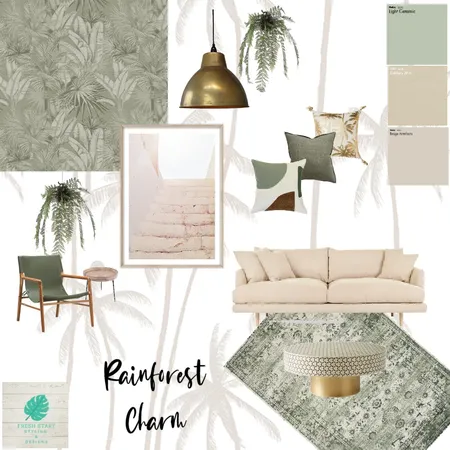 Green Neutral Interior Design Mood Board by Fresh Start Styling & Designs on Style Sourcebook