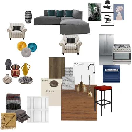 Kim Basement color scheme Interior Design Mood Board by gbmarston69 on Style Sourcebook