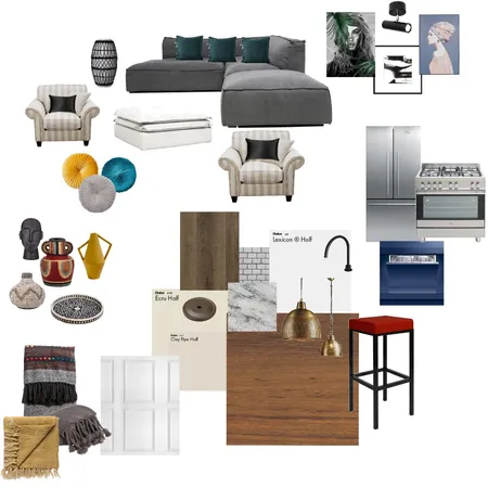 Kim Basement color scheme Interior Design Mood Board by gbmarston69 on Style Sourcebook