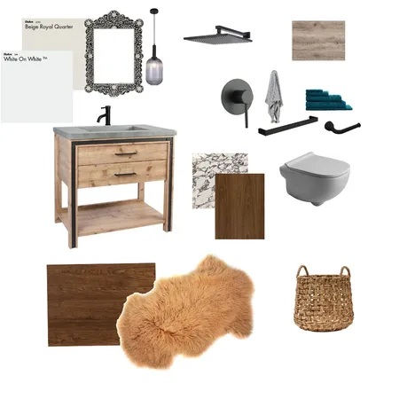 Kim Bathroom BAsement Interior Design Mood Board by gbmarston69 on Style Sourcebook
