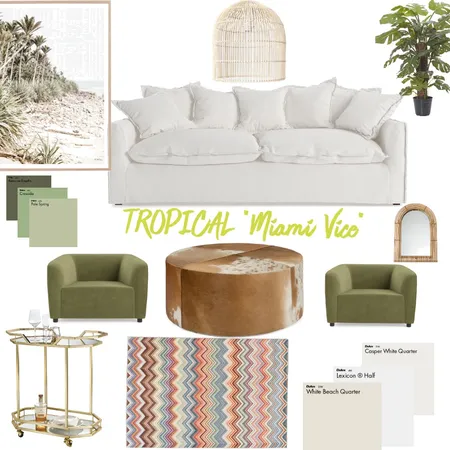 MIAMI VICE LIVING ROOM Interior Design Mood Board by aribarra on Style Sourcebook