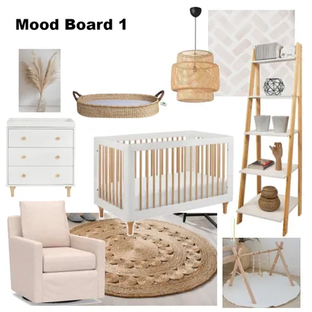 Nursery 1 Interior Design Mood Board by Viroselie on Style Sourcebook