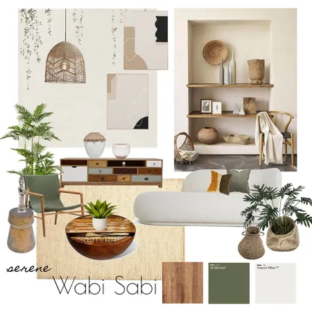Wabi Sabi Living Interior Design Mood Board by EmmaLeh on Style Sourcebook