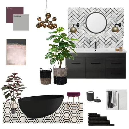 Sleek Modern Bathroom Interior Design Mood Board by Danalyn on Style Sourcebook