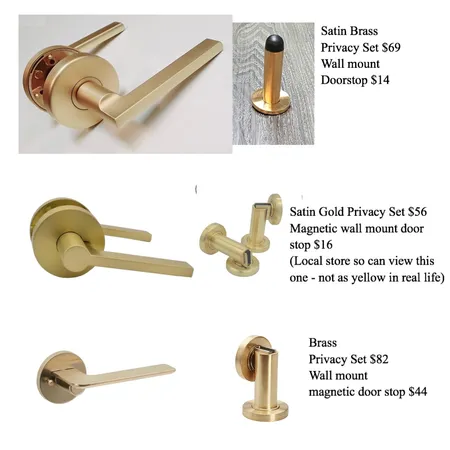 Door Hardware - Whylie Residence Interior Design Mood Board by Styled Interior Design on Style Sourcebook