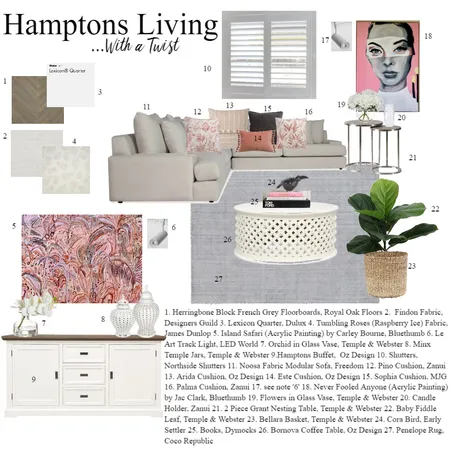 New Living Interior Design Mood Board by Lauren Stirling on Style Sourcebook