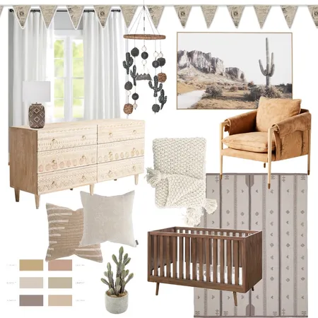 Nursery Interior Design Mood Board by Oleander & Finch Interiors on Style Sourcebook