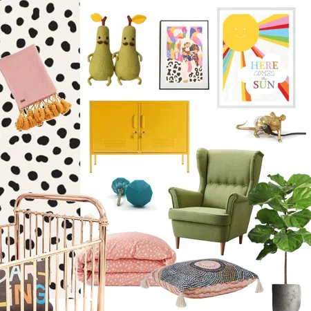 Nursery bright Interior Design Mood Board by Oleander & Finch Interiors on Style Sourcebook