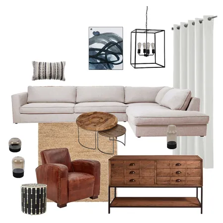 Casual Rustic Interior Design Mood Board by mellowery on Style Sourcebook