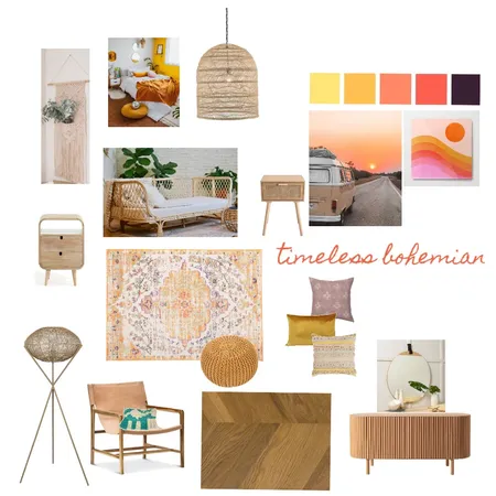 Timeless Bohemian Interior Design Mood Board by Marianna M on Style Sourcebook