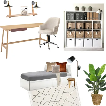 Modern Scandi Office Interior Design Mood Board by NR on Style Sourcebook