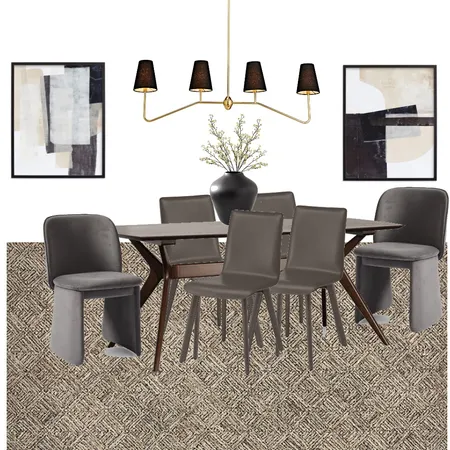 Catherine Bahoura Dining Room #1 Interior Design Mood Board by DecorandMoreDesigns on Style Sourcebook