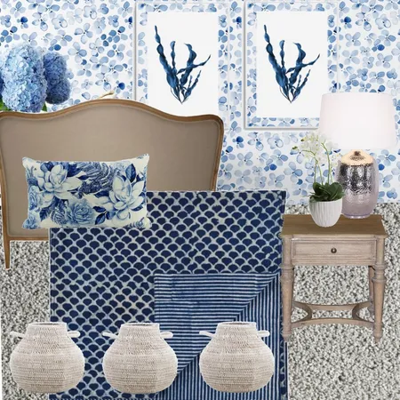 Blue bedroom Interior Design Mood Board by Linda.M80 on Style Sourcebook
