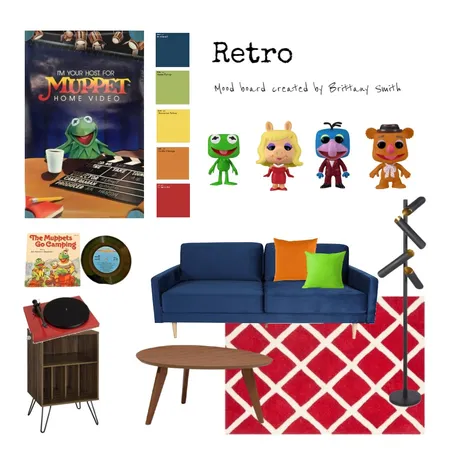 Retro V5 Interior Design Mood Board by brittanysmithfroese on Style Sourcebook