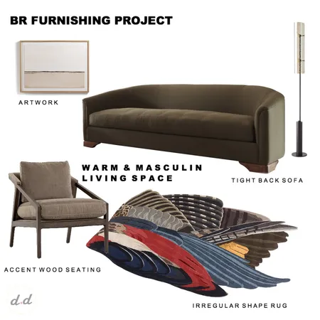 BR FURNISHING PROJECT WIP Interior Design Mood Board by dieci.design on Style Sourcebook