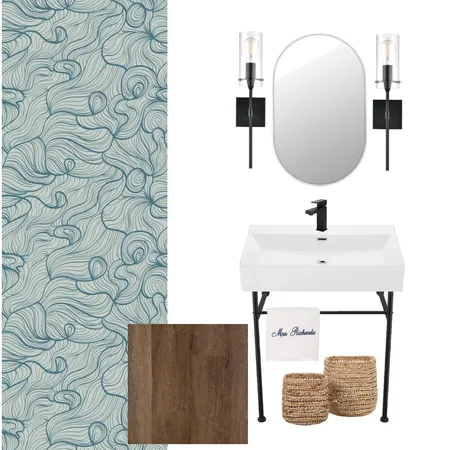 Regier Powder Room Interior Design Mood Board by JessLave on Style Sourcebook