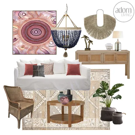 Tropical Boho Interior Design Mood Board by Kyra Smith on Style Sourcebook