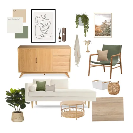 green and natural Interior Design Mood Board by Steph Nereece on Style Sourcebook