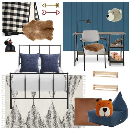 Woodland Boys Room Interior Design Mood Board by Tayte Ashley on Style Sourcebook